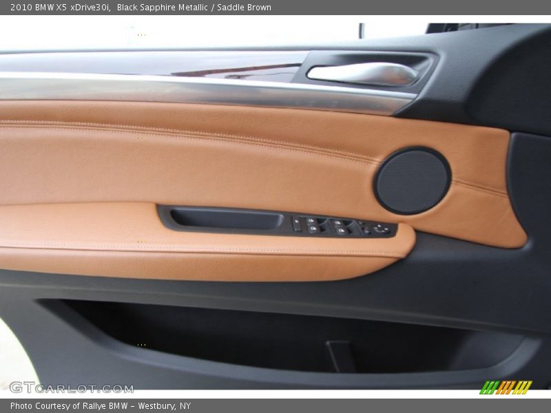 Black Sapphire Metallic / Saddle Brown 2010 BMW X5 xDrive30i