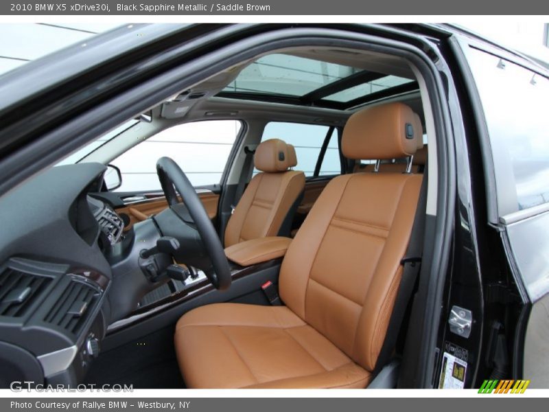 Black Sapphire Metallic / Saddle Brown 2010 BMW X5 xDrive30i