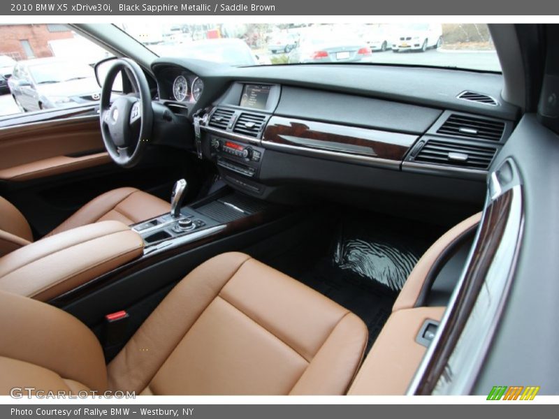 Black Sapphire Metallic / Saddle Brown 2010 BMW X5 xDrive30i