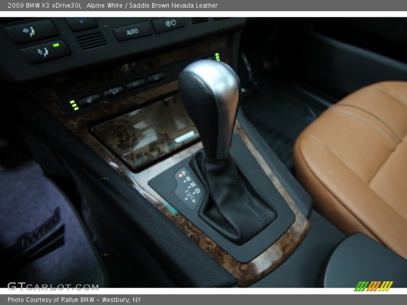 Alpine White / Saddle Brown Nevada Leather 2009 BMW X3 xDrive30i