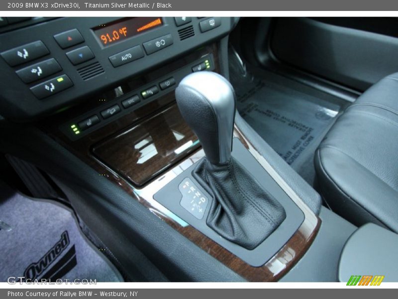 Titanium Silver Metallic / Black 2009 BMW X3 xDrive30i