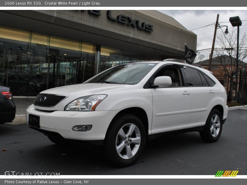 Crystal White Pearl / Light Gray 2006 Lexus RX 330