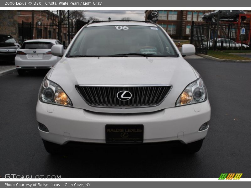 Crystal White Pearl / Light Gray 2006 Lexus RX 330