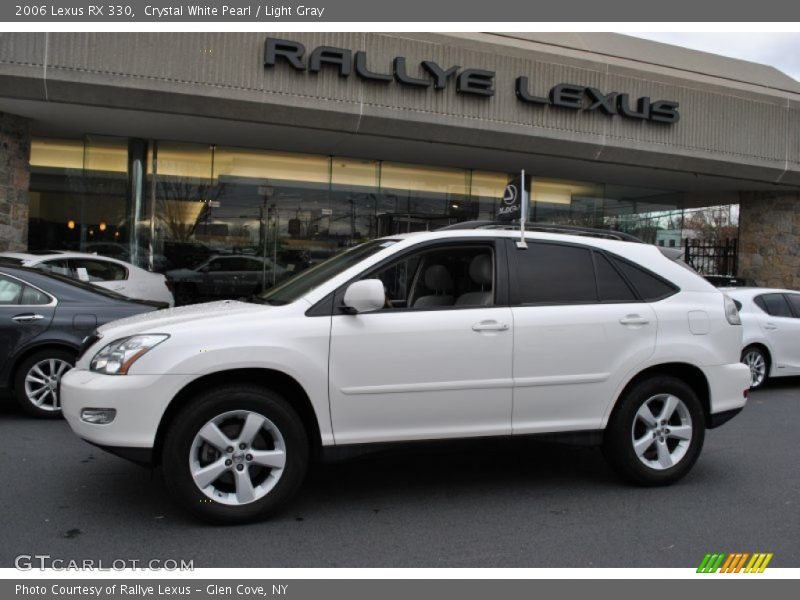 Crystal White Pearl / Light Gray 2006 Lexus RX 330