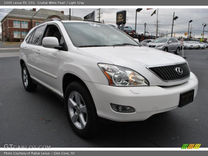 Crystal White Pearl / Light Gray 2006 Lexus RX 330