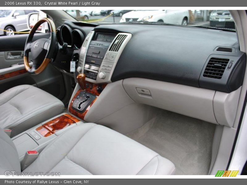 Crystal White Pearl / Light Gray 2006 Lexus RX 330
