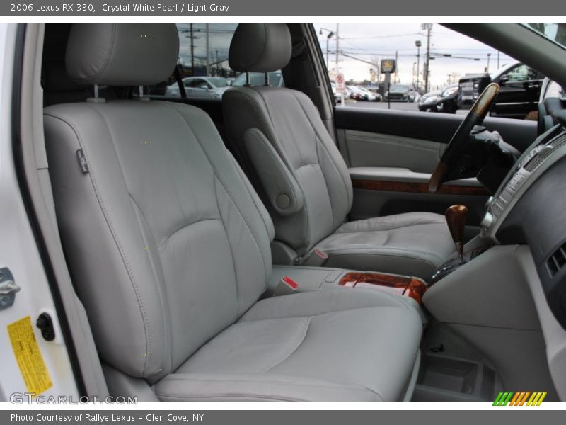 Crystal White Pearl / Light Gray 2006 Lexus RX 330