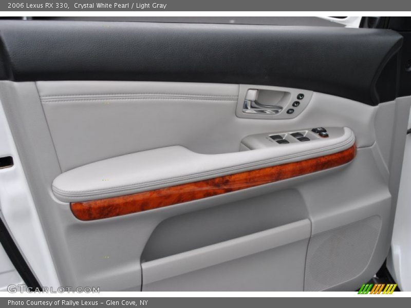 Crystal White Pearl / Light Gray 2006 Lexus RX 330