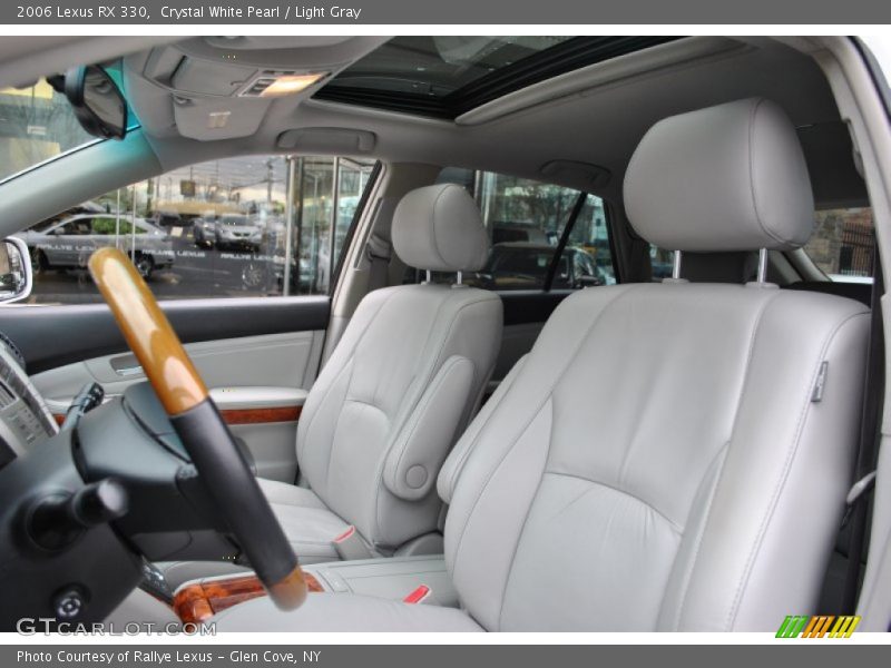 Crystal White Pearl / Light Gray 2006 Lexus RX 330