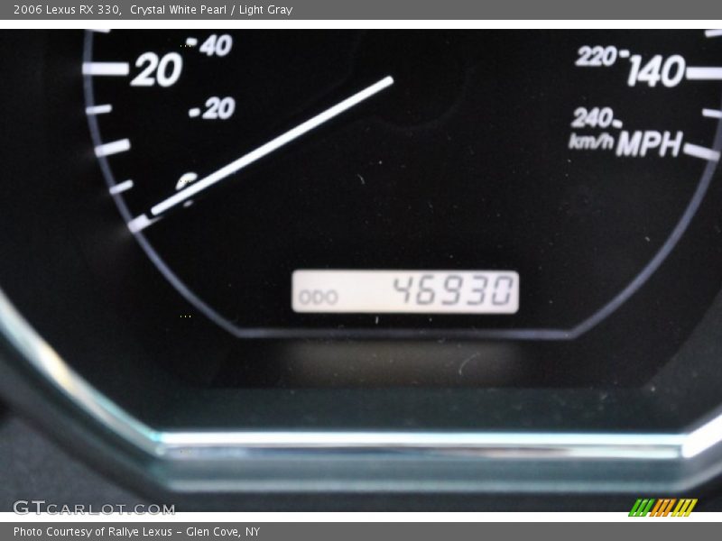 Crystal White Pearl / Light Gray 2006 Lexus RX 330