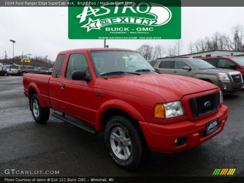 Bright Red / Medium Dark Flint 2004 Ford Ranger Edge SuperCab 4x4