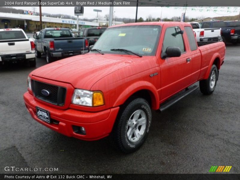 Bright Red / Medium Dark Flint 2004 Ford Ranger Edge SuperCab 4x4