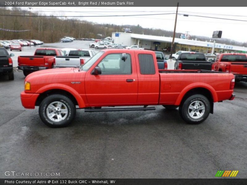 Bright Red / Medium Dark Flint 2004 Ford Ranger Edge SuperCab 4x4