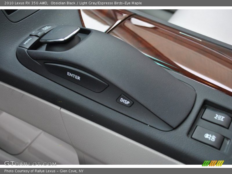 Obsidian Black / Light Gray/Espresso Birds-Eye Maple 2010 Lexus RX 350 AWD