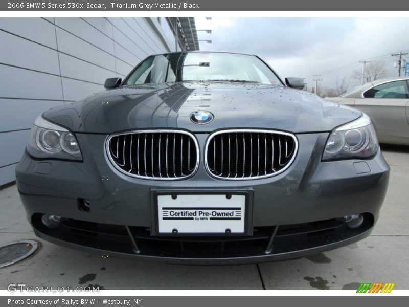 Titanium Grey Metallic / Black 2006 BMW 5 Series 530xi Sedan