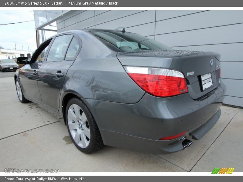 Titanium Grey Metallic / Black 2006 BMW 5 Series 530xi Sedan