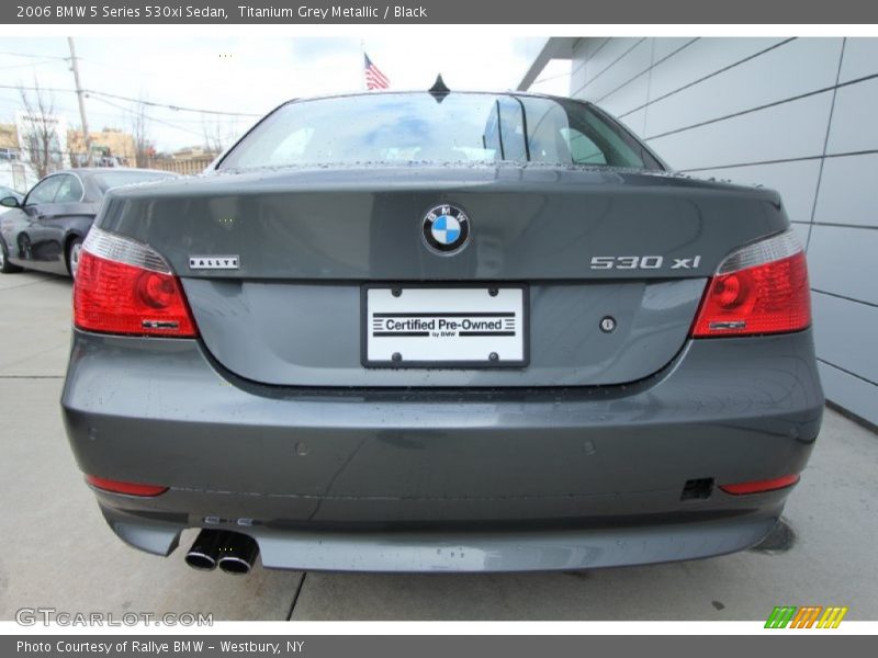 Titanium Grey Metallic / Black 2006 BMW 5 Series 530xi Sedan
