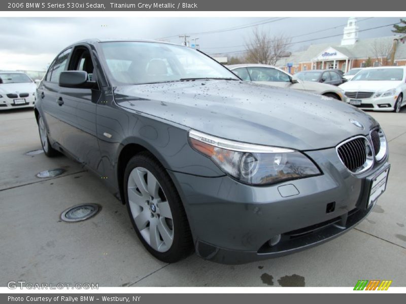 Titanium Grey Metallic / Black 2006 BMW 5 Series 530xi Sedan