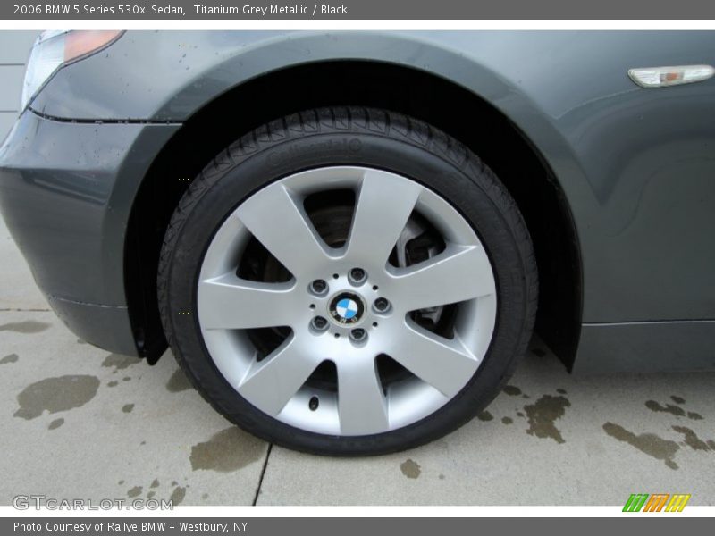 Titanium Grey Metallic / Black 2006 BMW 5 Series 530xi Sedan