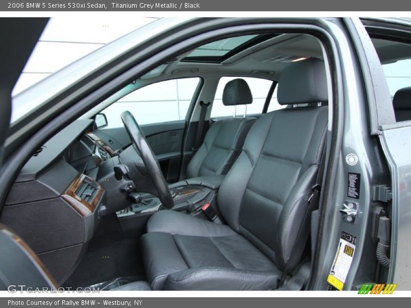 Titanium Grey Metallic / Black 2006 BMW 5 Series 530xi Sedan