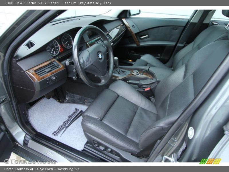  2006 5 Series 530xi Sedan Black Interior
