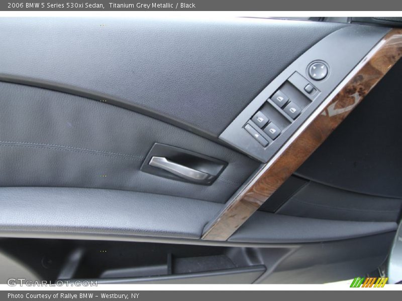 Titanium Grey Metallic / Black 2006 BMW 5 Series 530xi Sedan