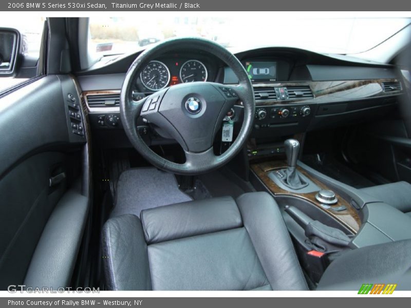 Titanium Grey Metallic / Black 2006 BMW 5 Series 530xi Sedan