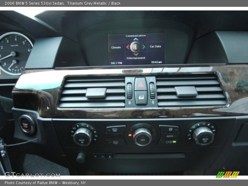Titanium Grey Metallic / Black 2006 BMW 5 Series 530xi Sedan