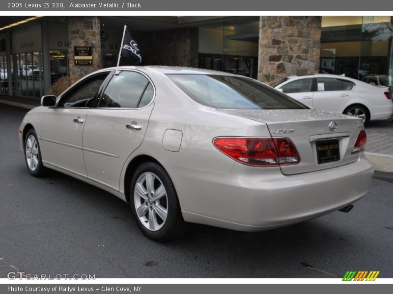 Alabaster Metallic / Black 2005 Lexus ES 330