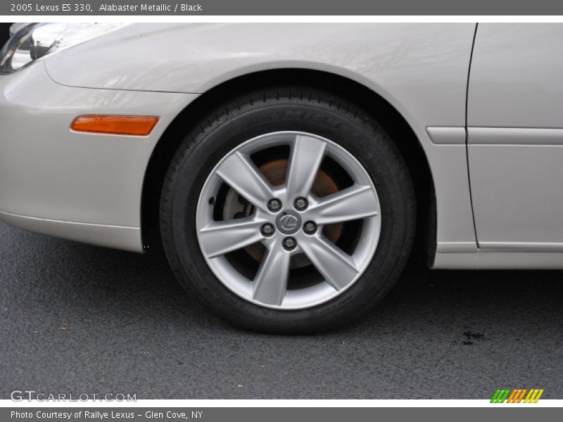 Alabaster Metallic / Black 2005 Lexus ES 330