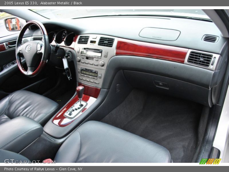 Alabaster Metallic / Black 2005 Lexus ES 330