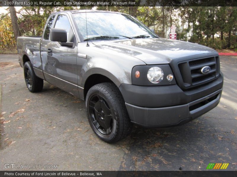 Dark Shadow Grey Metallic / Medium Flint 2007 Ford F150 XL Regular Cab