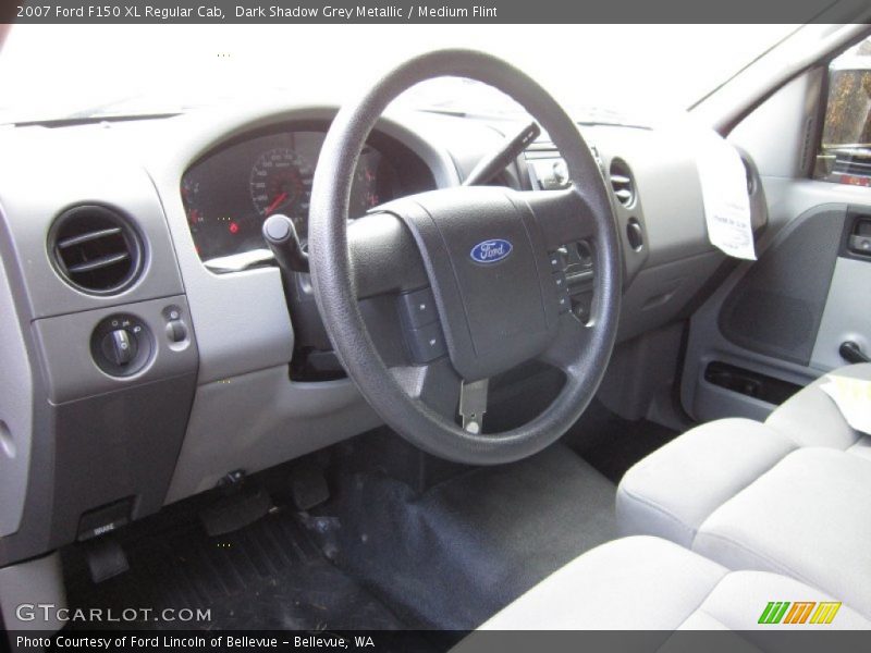 Dark Shadow Grey Metallic / Medium Flint 2007 Ford F150 XL Regular Cab