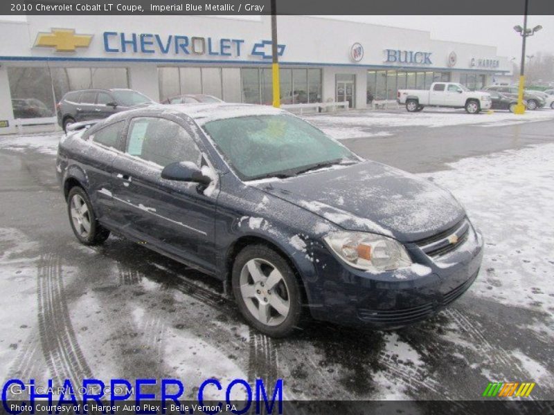 Imperial Blue Metallic / Gray 2010 Chevrolet Cobalt LT Coupe