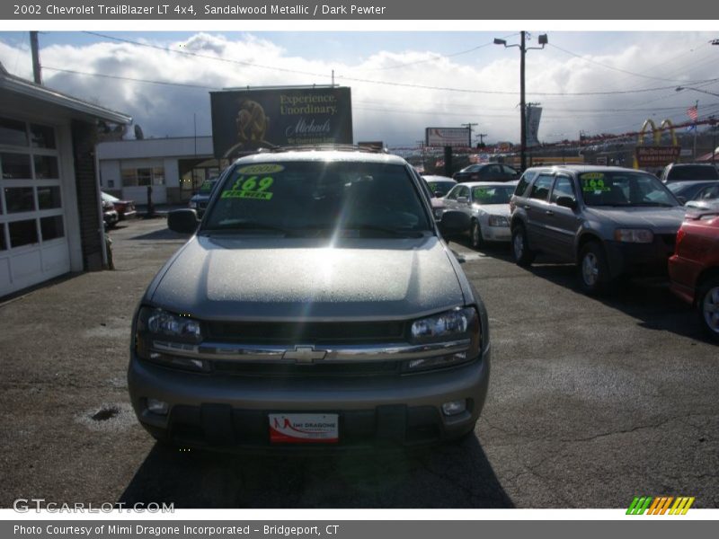 Sandalwood Metallic / Dark Pewter 2002 Chevrolet TrailBlazer LT 4x4