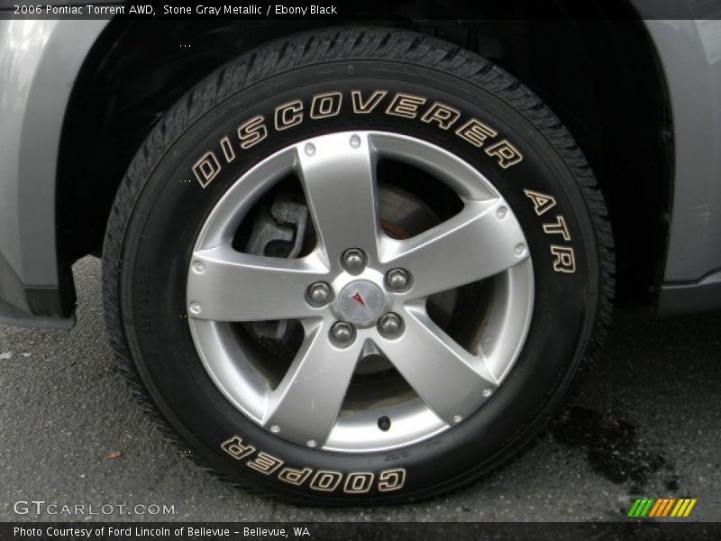 Stone Gray Metallic / Ebony Black 2006 Pontiac Torrent AWD