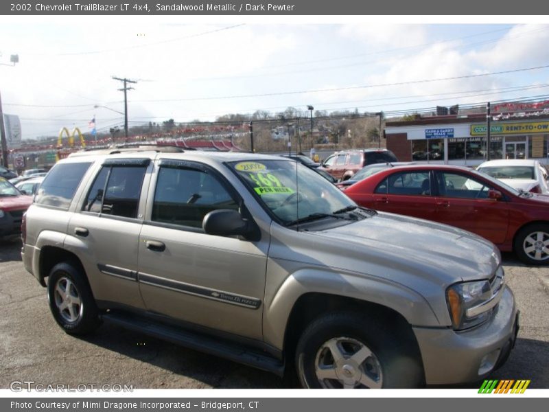 Sandalwood Metallic / Dark Pewter 2002 Chevrolet TrailBlazer LT 4x4
