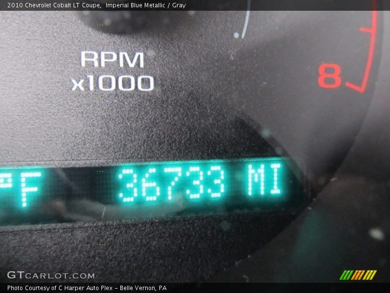 Imperial Blue Metallic / Gray 2010 Chevrolet Cobalt LT Coupe