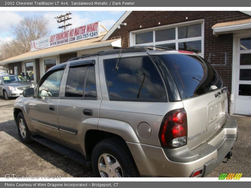Sandalwood Metallic / Dark Pewter 2002 Chevrolet TrailBlazer LT 4x4