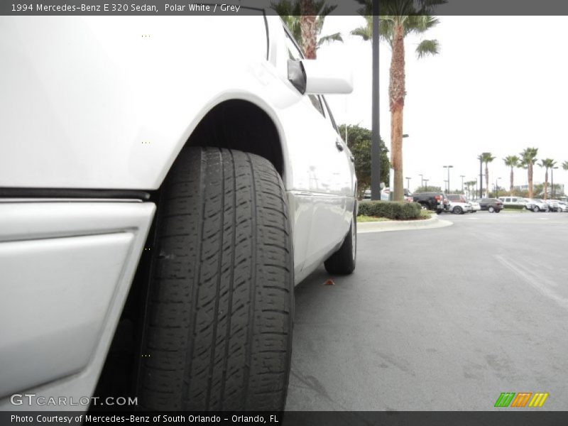Polar White / Grey 1994 Mercedes-Benz E 320 Sedan