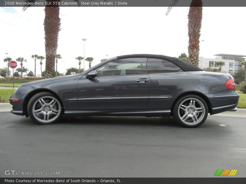  2008 CLK 550 Cabriolet Steel Grey Metallic