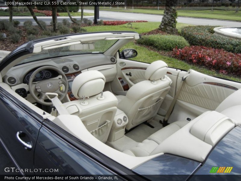  2008 CLK 550 Cabriolet Stone Interior