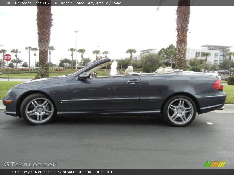  2008 CLK 550 Cabriolet Steel Grey Metallic