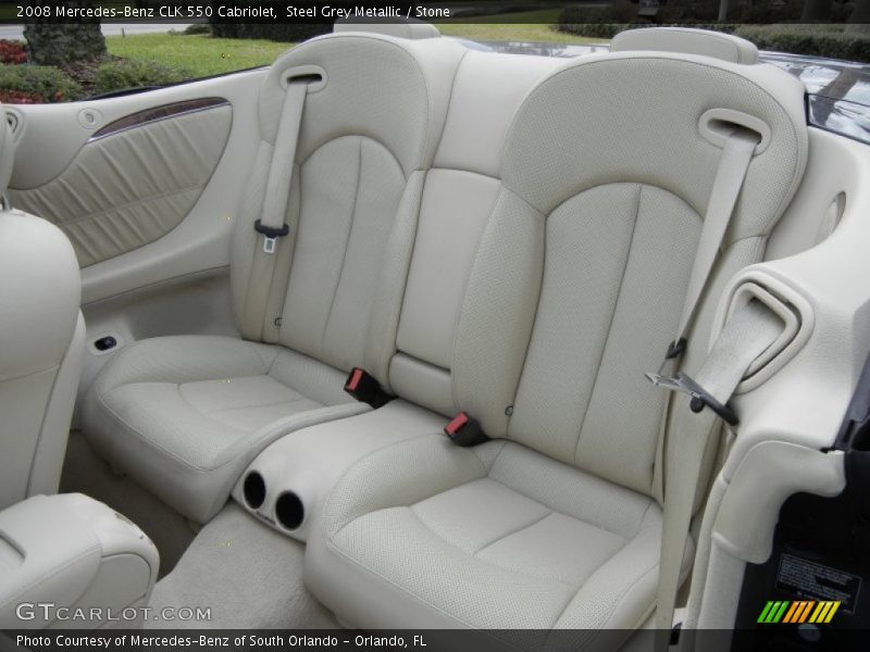  2008 CLK 550 Cabriolet Stone Interior