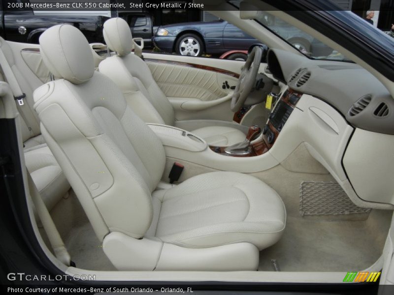  2008 CLK 550 Cabriolet Stone Interior