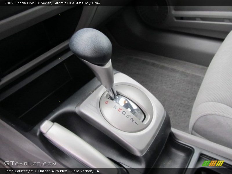 Atomic Blue Metallic / Gray 2009 Honda Civic EX Sedan