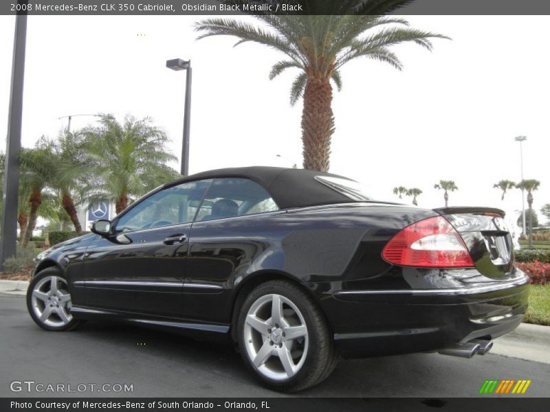  2008 CLK 350 Cabriolet Obsidian Black Metallic