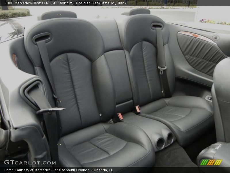  2008 CLK 350 Cabriolet Black Interior