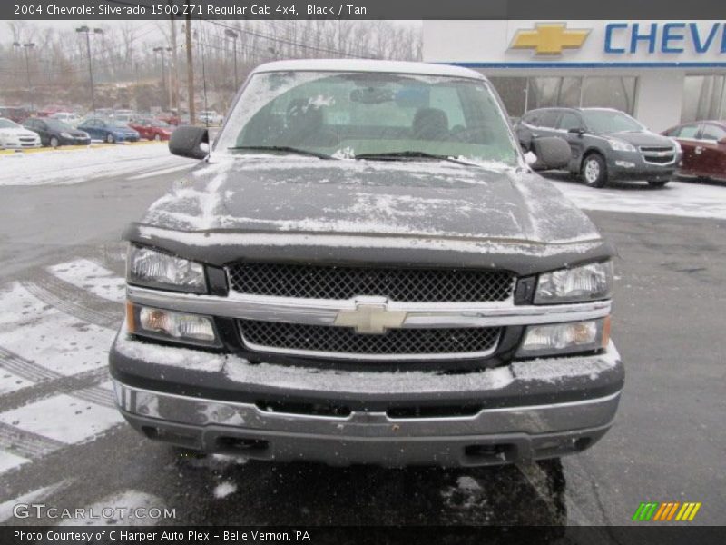 Black / Tan 2004 Chevrolet Silverado 1500 Z71 Regular Cab 4x4