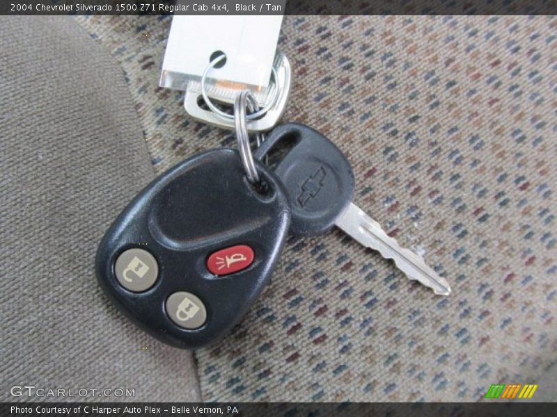 Black / Tan 2004 Chevrolet Silverado 1500 Z71 Regular Cab 4x4